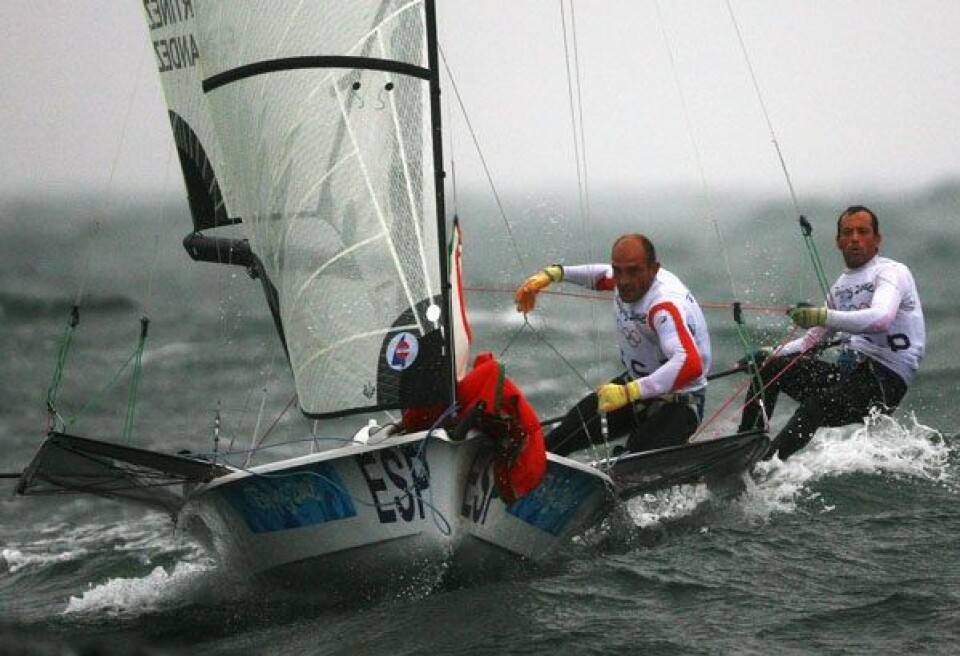 Spania anker dansk seilergull