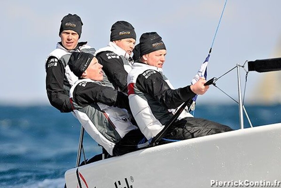 Flott seiling av Jahre & Co i Melges EM