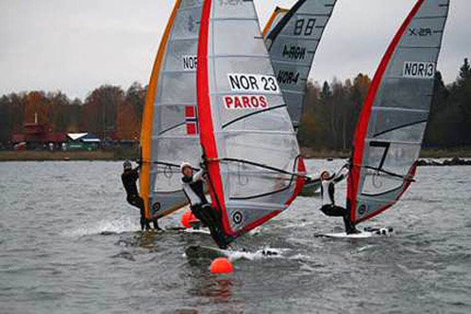 Novembertrening for RS:X seilerne i Horten