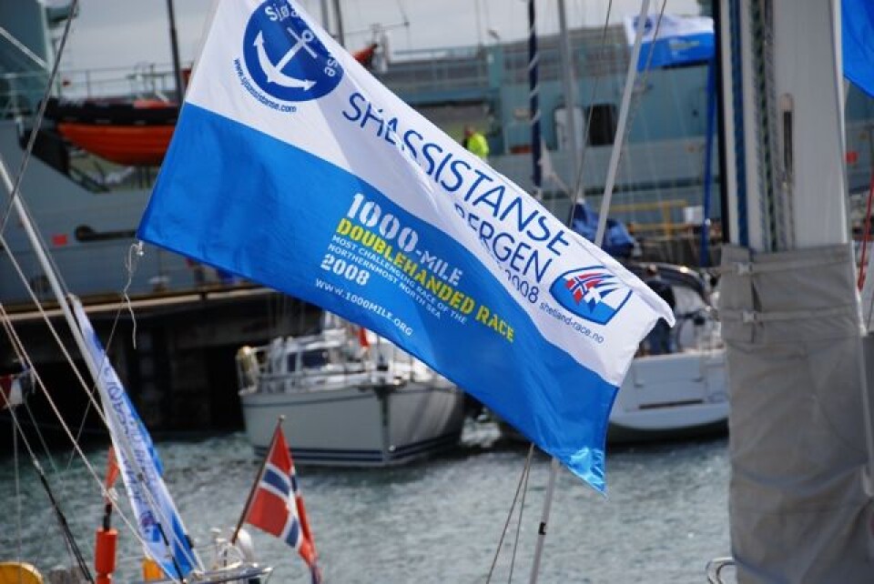 Mobil tracking i Shetland Race