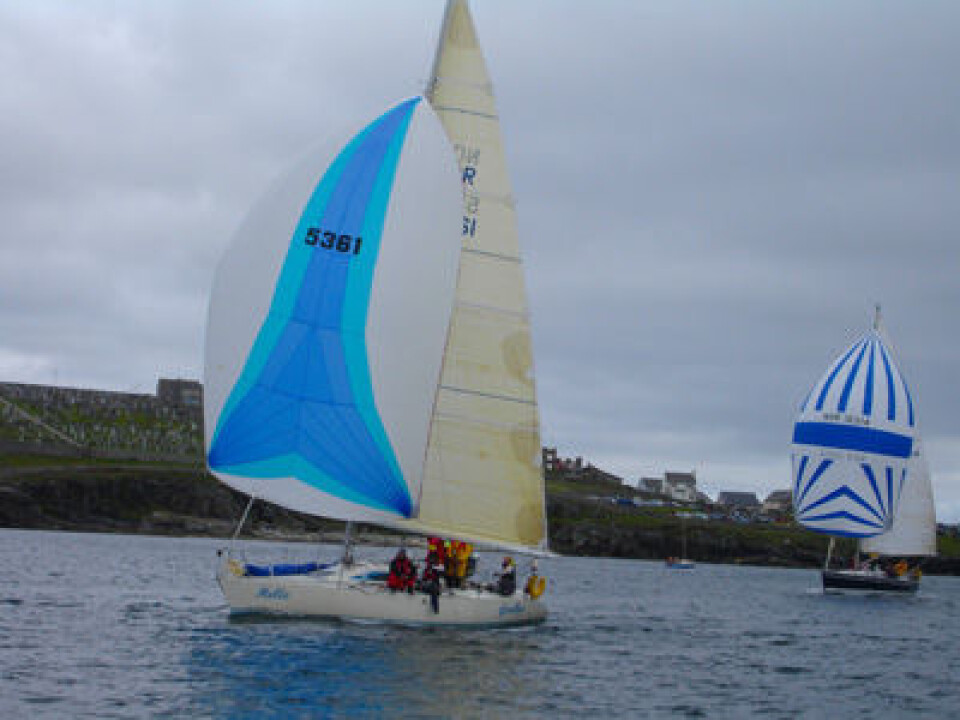 Mobil tracking i Shetland Race