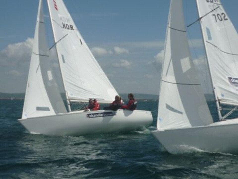 Sonarlaget to poeng fra sølv i Weymouth