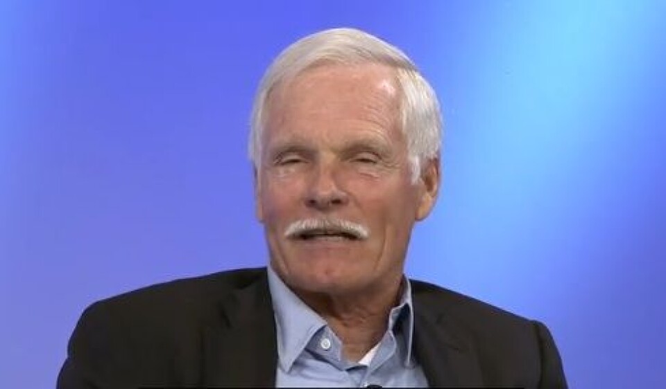 Ted Turner hos Kongen
