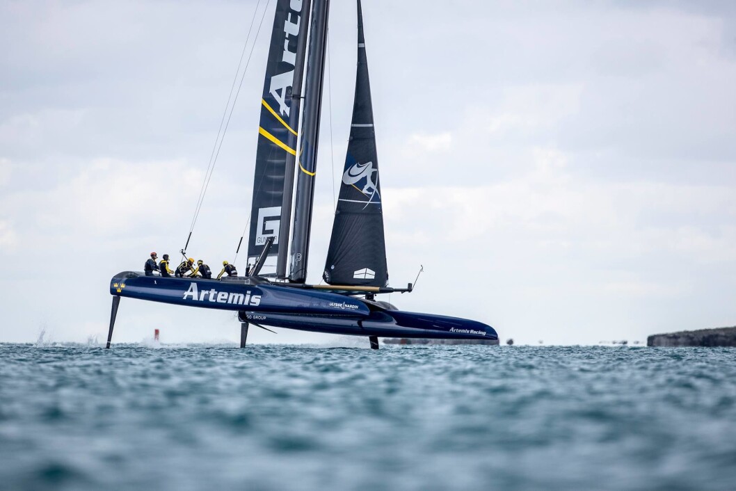 Vi har trolig ikke sett AC50 «Artemis» på regattabanen for siste gang. Vi har trolig ikke sett AC50 «Artemis» på regattabanen for siste gang.