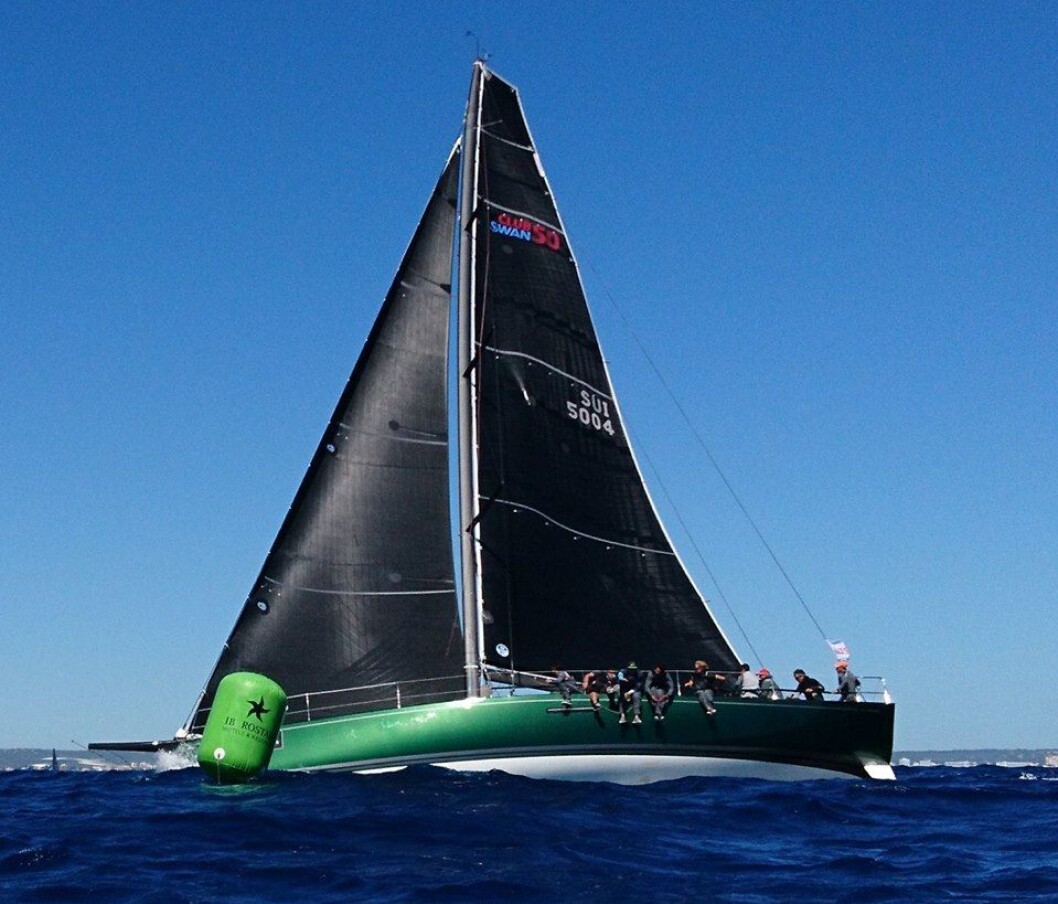 «MATHILDE»: Nordmannen Morten Kielland leder i ClubSwan 50-klassen på Palma, Mallorca. «MATHILDE»: Nordmannen Morten Kielland leder i ClubSwan 50-klassen på Palma, Mallorca.