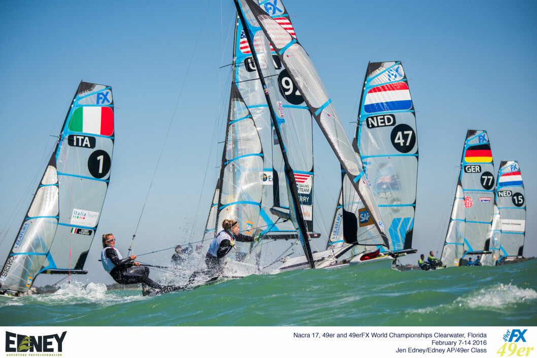 2016 Nacra 17, 49er and 49erFX World Championships in Clearwater, Florida -  Racing Day 5
