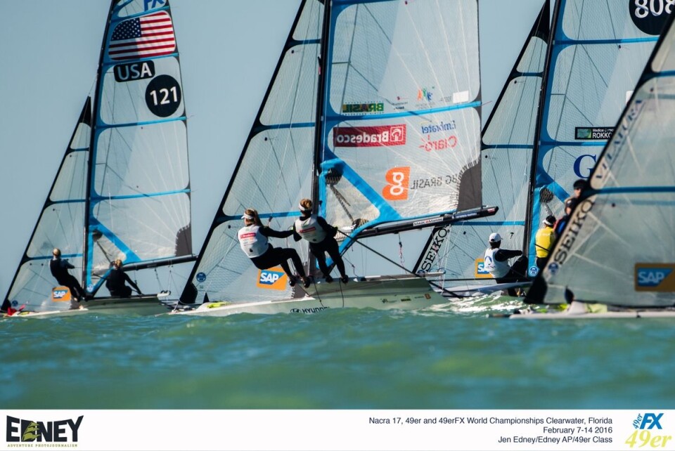 2016 Nacra 17, 49er and 49erFX World Championships in Clearwater, Florida - Racing Day 3 2016 Nacra 17, 49er and 49erFX World Championships in Clearwater, Florida - Racing Day 3