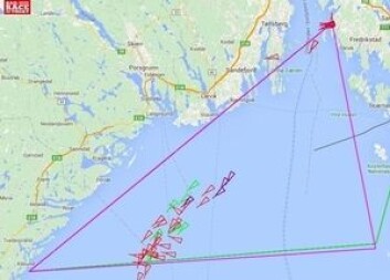 KRYSS: Viden har gradvis dreid mot syd, og nå har mange slått over på babord halser. KRYSS: Viden har gradvis dreid mot syd, og nå har mange slått over på babord halser.