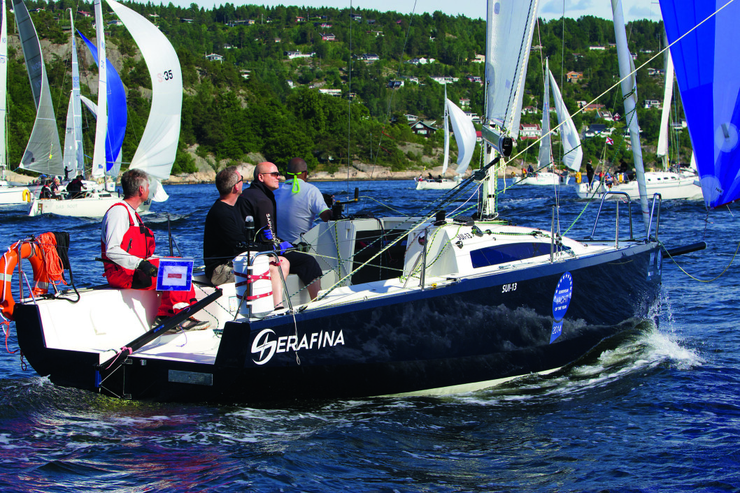 Saphire 27: Det tyske bladet Yacht mener Spahire 27 har sin styrke i lite vind. Saphire 27: Det tyske bladet Yacht mener Spahire 27 har sin styrke i lite vind.