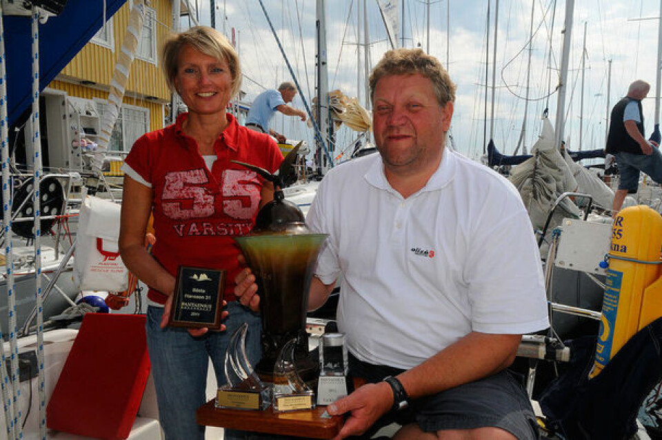 BEST: Anne og Arild Heldal ble Årets Shorthanded-seilere i 2015, og Anne topper rankinglisten over kvinnelige shorthanded-seilere etter sesongen.