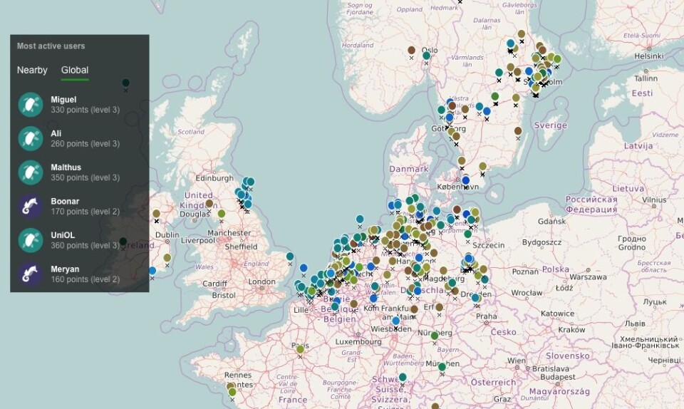 DATA: EyeOnWater er et prosjekt støttet av EU-midler. Idden er å analysere vannet ved hjelp av en app. Den er alt blitt att i bruk, også i Norge.