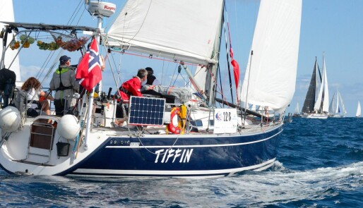 «Tiffin» på vei tilbake til Las Palmas