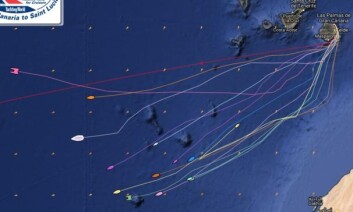 NORSKE: Frostad er den av de norske som har seilt lengst. Av enskrogsbåtene ligger Shekina lengst frem. NORSKE: Frostad er den av de norske som har seilt lengst. Av enskrogsbåtene ligger Shekina lengst frem.