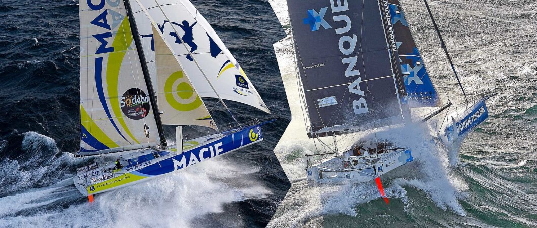 RASKERE: Francois Gabart sate ny verdensrekord under Vendee Globe for fire år siden, men farten denne gangen kan ikke sammenlignes. RASKERE: Francois Gabart sate ny verdensrekord under Vendee Globe for fire år siden, men farten denne gangen kan ikke sammenlignes.