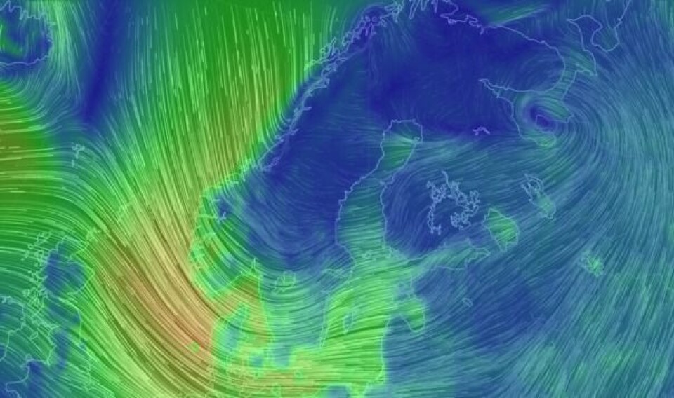 URD: Urd har kastet seg over Sør-Norge, Vestlandet og Skagerrak.