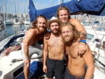 KLARE: Joppe Havig-Gjelseth, Kim Bye, Andreas Nikolai Bjørn-Hansen og Espen Lyng er klare for det store havet. Espen Myklebust er ikke med på bildet. KLARE: Joppe Havig-Gjelseth, Kim Bye, Andreas Nikolai Bjørn-Hansen og Espen Lyng er klare for det store havet. Espen Myklebust er ikke med på bildet.