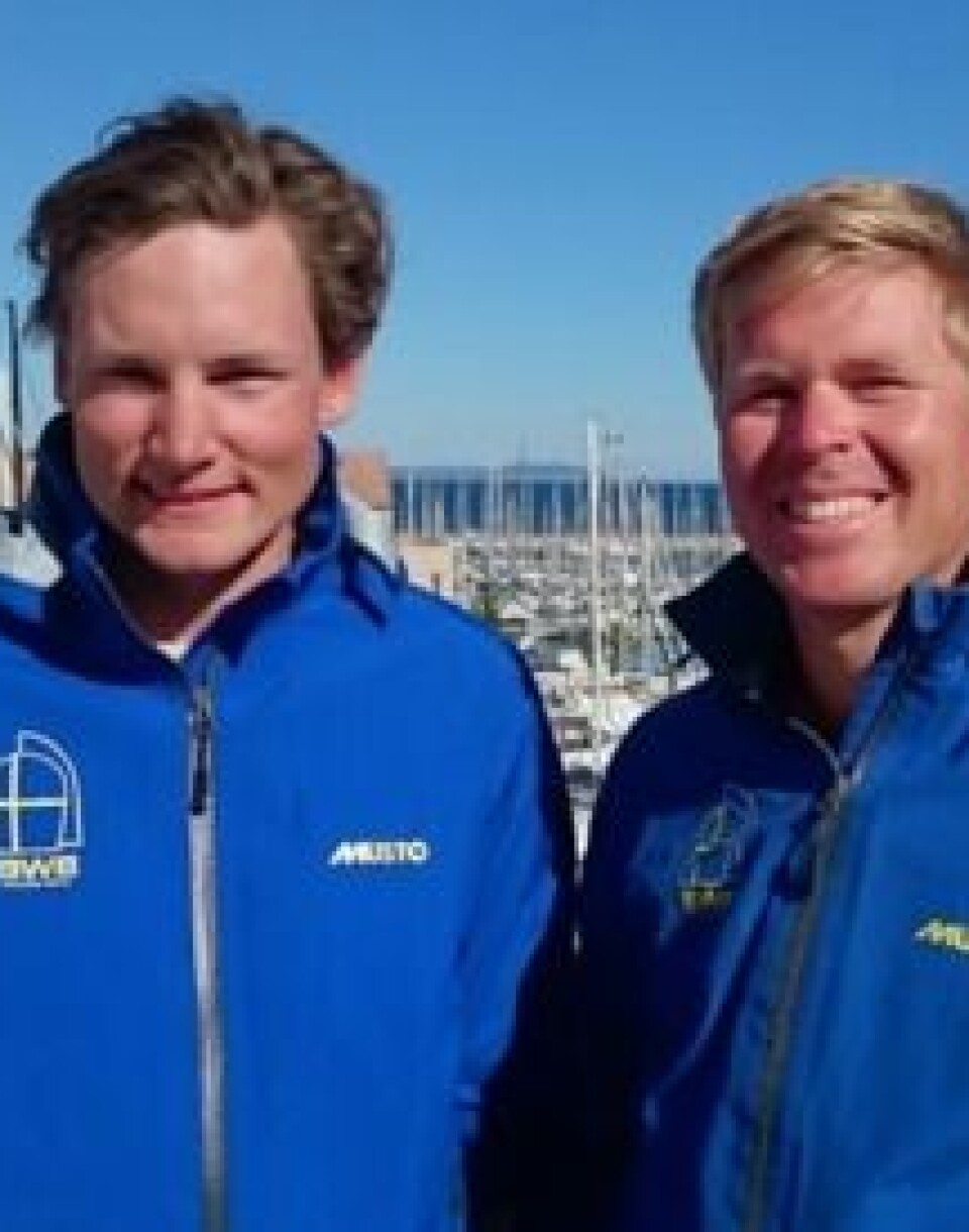 GODE: Marcus Anjemark og Carl P Sylvan er i verdenseliten i 49er, men fikk ikke delta i OL i Rio.