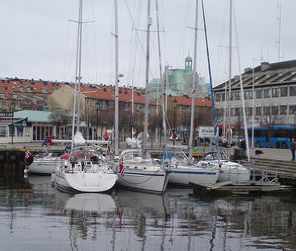 MÅL: Vinterseilasen ender i Strømstad