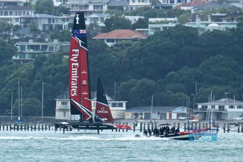 AC50: Emirates Team New Zealand har sin regattabåt for America's Cup på vannet, og har funnet på noe annerledes.