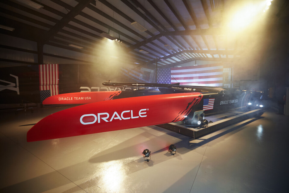 KLAR: «17» er katamaranen som skal forsvare America's Cup. KLAR: «17» er katamaranen som skal forsvare America's Cup.