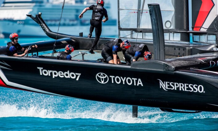SYKLER: Tross andre løsninger, så er hverken Team New Zealand sterkere eller svakere enn de andre lagene. SYKLER: Tross andre løsninger, så er hverken Team New Zealand sterkere eller svakere enn de andre lagene.
