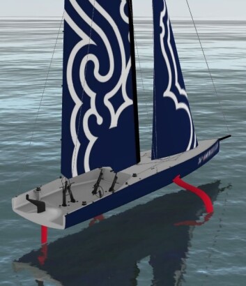 AC75: Det blir ett skrog, men båtene vil fly, og da betyr antall skrog ingen ting. AC75: Det blir ett skrog, men båtene vil fly, og da betyr antall skrog ingen ting. 