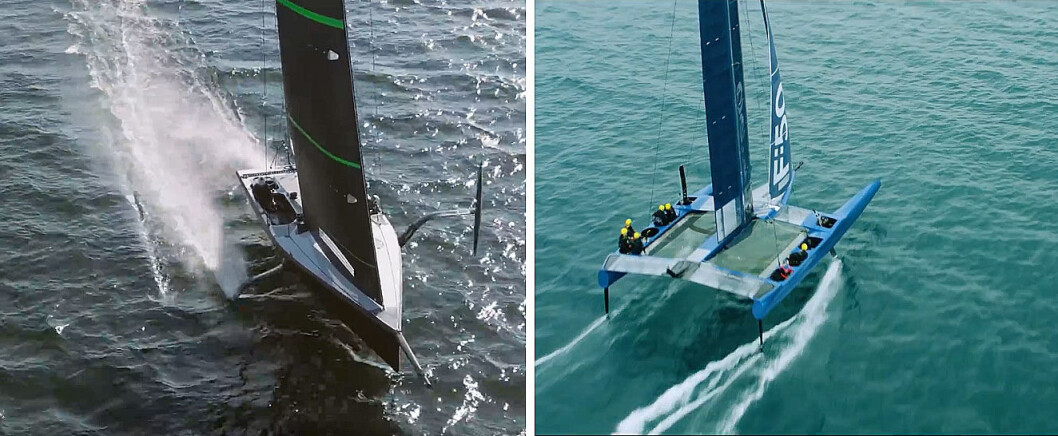 STORT: Båttypen brukt i forrige America's Cup etableres nå som en ny klasse, og vil konkurrere om penger, seilere og oppmerksomhet fra America's Cup. STORT: Båttypen brukt i forrige America's Cup etableres nå som en ny klasse, og vil konkurrere om penger, seilere og oppmerksomhet fra America's Cup.