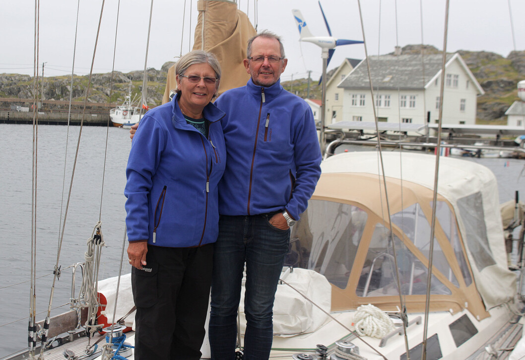 HJEMME: Irene og Svein Mathisen tilbake i Randaberg, Stavanger i sommer. Båten var ute i fire år. HJEMME: Irene og Svein Mathisen tilbake i Randaberg, Stavanger i sommer. Båten var ute i fire år.