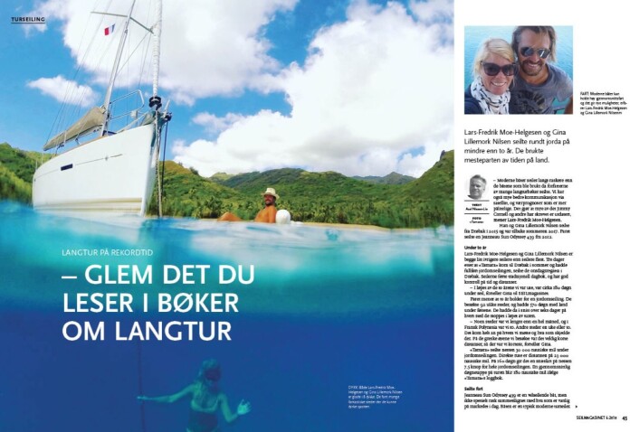 SEILmagasinet: Oppslaget om «Tamara? som Svein Mathisen reagerte på. SEILmagasinet: Oppslaget om «Tamara? som Svein Mathisen reagerte på.