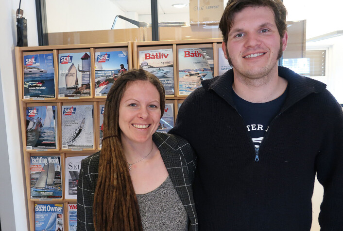 LANGTURSEILERE: Linn Charlotte Klund og Paul Lübbe har seilt siden 2012. Deres Hero 101 ligger nå på Papua Ny-Guinea. LANGTURSEILERE: Linn Charlotte Klund og Paul Lübbe har seilt siden 2012. Deres Hero 101 ligger nå på Papua Ny-Guinea.