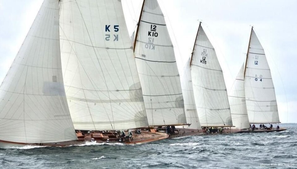 Vanity V (K-5), Trivia (K-10), Wings (K-15) og Sphinx (G-4) i 2019 12mR EM, Marstrand. Foto: photo: Kim Weckström