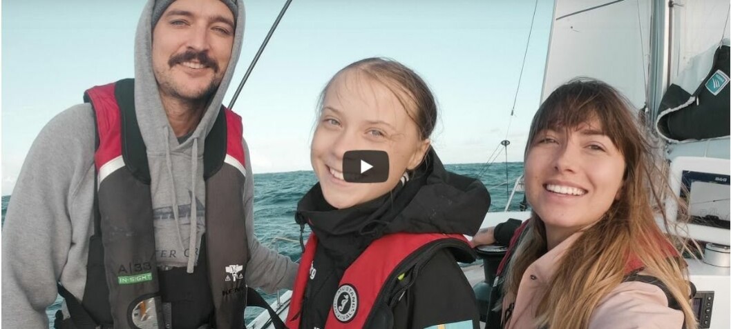 Over Atlanterhavet med Greta Thunberg