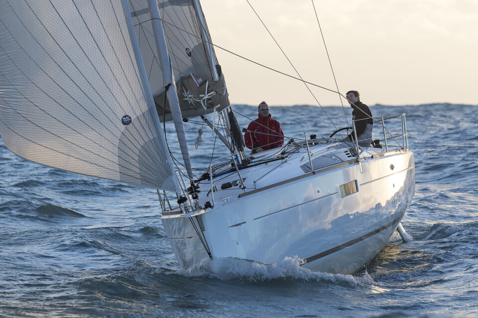 LES SABLES D'OLONNE30/01/2014JEANNEAU SUN ODYSSEY 349PHOTO : JEAN-MARIE LIOT