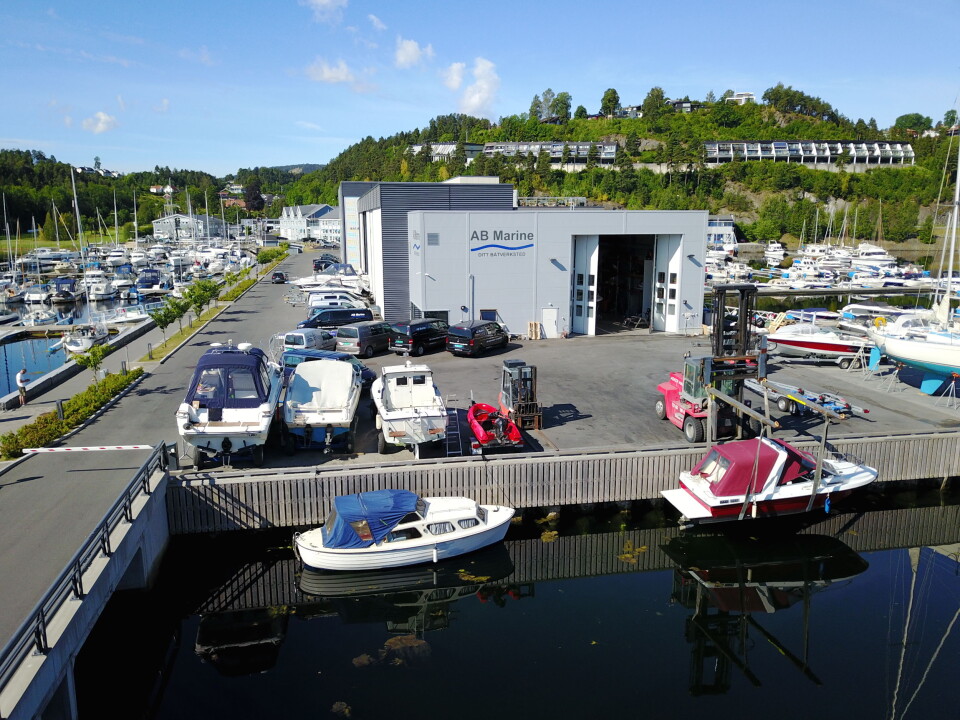 EFFEKTIVT: AB Marine har flyttet inn i nye moderne lokaler rett på kaia i Leangbukta.