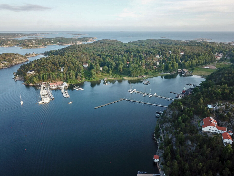 HYC: Hankø Yacht Club og seilingsområdet utenfor Hankø.