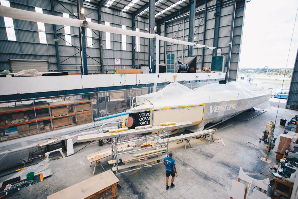 REPARERT: «Vestas» ble transportert til New Zealand hvor den fikk montert ny baugseksjon. REPARERT: «Vestas» ble transportert til New Zealand hvor den fikk montert ny baugseksjon.