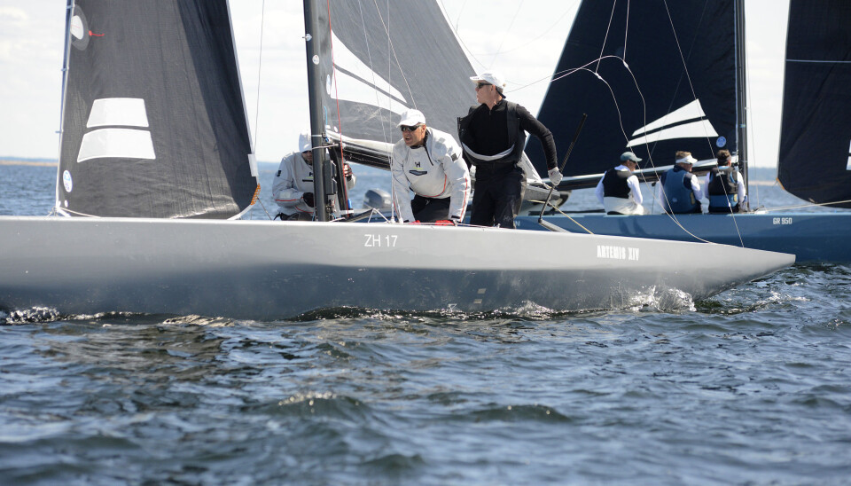 5.5 METER: Kristian Nergaard, Johan Barne og Trond Solli-Sæther