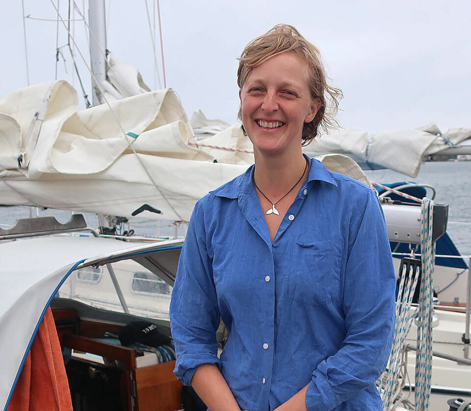 HAVET: Emma Ringqvists mål var å oppleve sørishavet. uren ble et åttetall i Atlanterhavet i stede for jordomseiling i sør.
