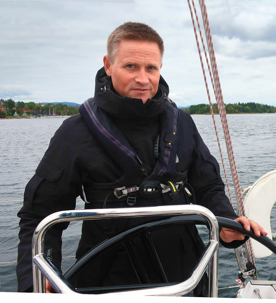 RASK: Håkon Hjorthøy har hatt god fart på sin Grand Soleil 43 denne sesongen.