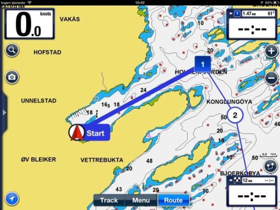 Navionics oppdaterer