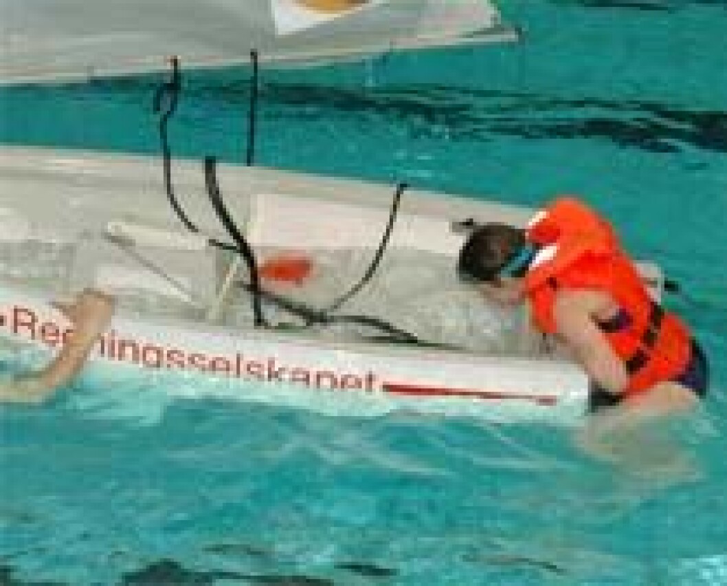 Jolle-trening i basseng Jolle-trening i basseng