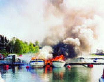SKREMMENDE: Brann om bord er b&aring;de skremmende og farlig.