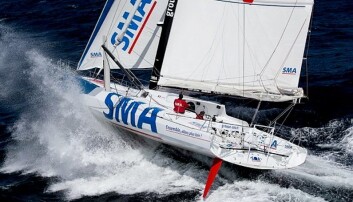 SMA er forrige generasjon IMOCA 60 som vant Vendee Globe for åtte år siden under navnet «Macif» SMA er forrige generasjon IMOCA 60 som vant Vendee Globe for åtte år siden under navnet «Macif»