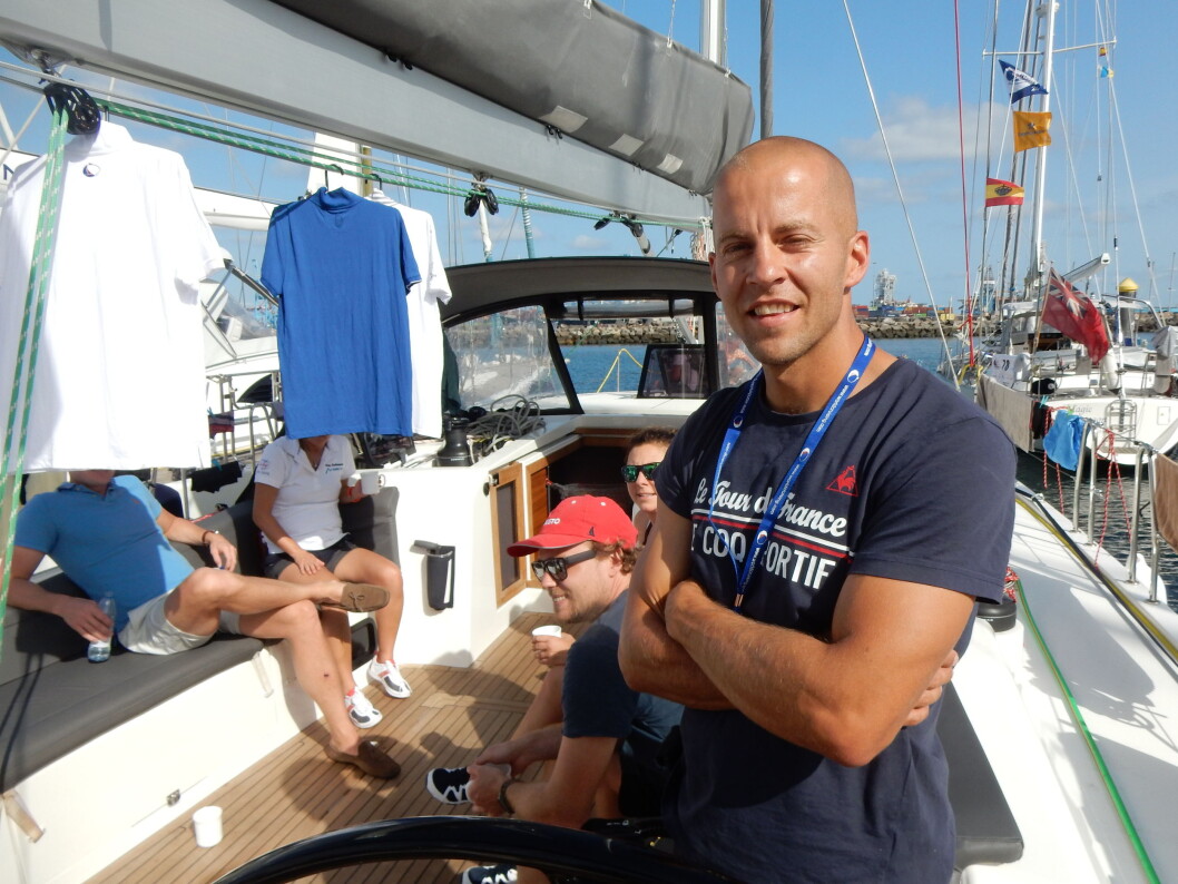 SKIPPER: Staffan Andren har ansvaret på Ms. Robinson. Målet er å være først av More 55 båtene i Karibia. 15 dager er et realistisk mål. SKIPPER: Staffan Andren har ansvaret på Ms. Robinson. Målet er å være først av More 55 båtene i Karibia. 15 dager er et realistisk mål.