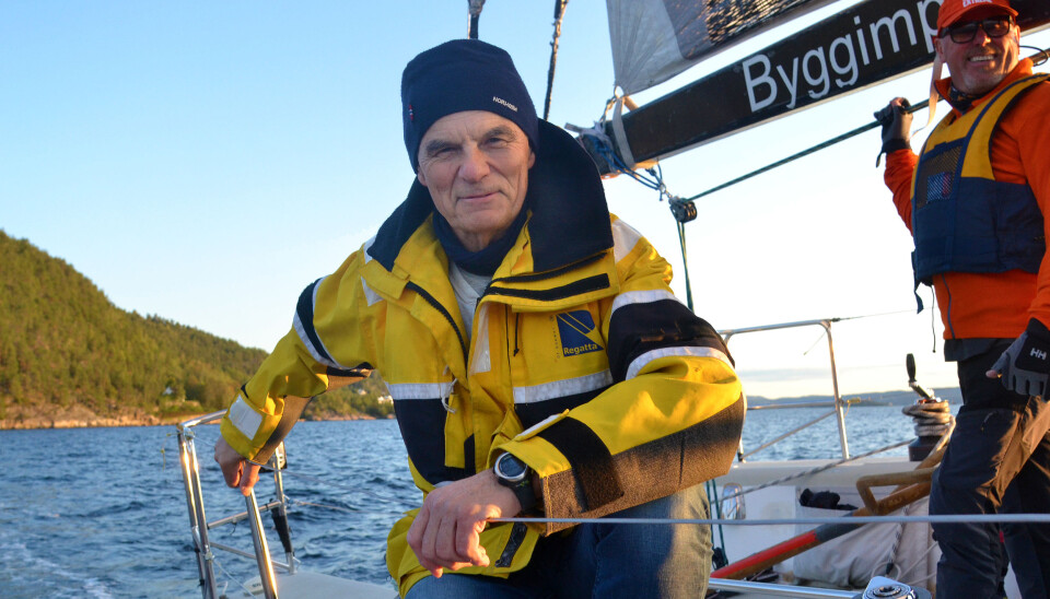SKIPPER: Per Asp har hatt båten i 14 år, og den er fremdeles konkurransedyktig. SKIPPER: Per Asp har hatt båten i 14 år, og den er fremdeles konkurransedyktig.
