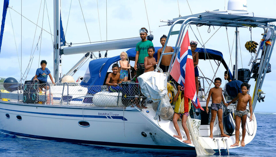 «S/Y VILJA»: Familien seiler en Bavaria 50 Cruiser og er på vei hjem etter tre år på havet. «S/Y VILJA»: Familien seiler en Bavaria 50 Cruiser og er på vei hjem etter tre år på havet.