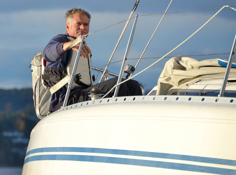 GLEDE. Cilantra var til glede både sommer og vinter. Du må trives med å mekke når du eier en gammel båt.