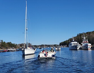 Mange seilere på fjorden i påsken