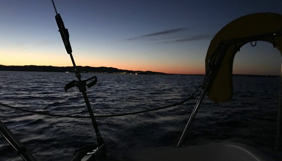 MAGISK: Jorge Veiga seilte sin første regatta, og ble betatt av lyset om natten.