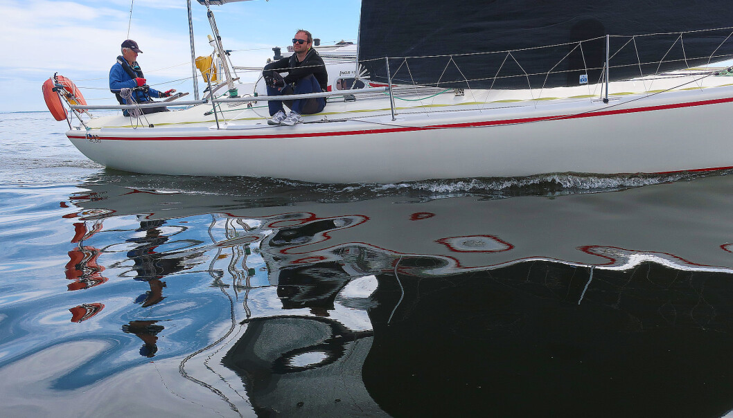 PÅMELDT: Christian Stensholt stiller som vanlig med sin pogo 8,50 «Vintora», her fra 2017 hvor det var lett vind under start. PÅMELDT: Christian Stensholt stiller som vanlig med sin pogo 8,50 «Vintora», her fra 2017 hvor det var lett vind under start.